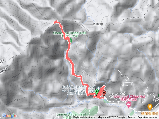 聖母登山步道&五峰旗瀑布步道