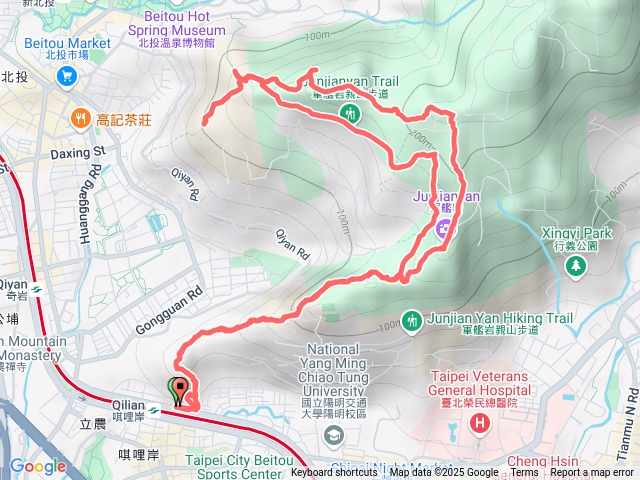 唭哩岸捷運站～唭哩岸山、丹鳳石、大師岩、湯守岩、軍艦岩
