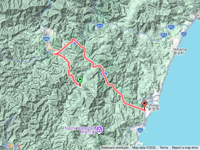 小口到請川（熊野古道）