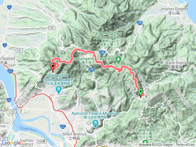 陽明山東西大縱走