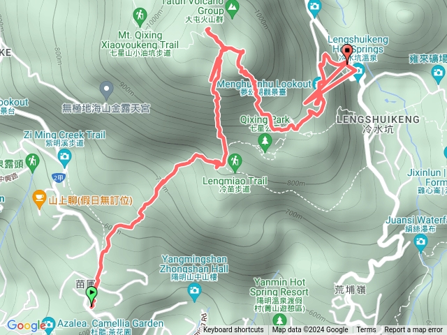 七星山-苗圃上冷水坑下