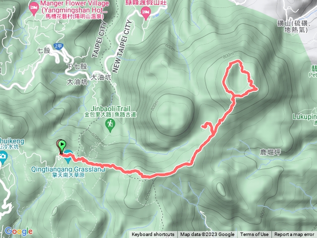 磺嘴山、翠翠谷步道