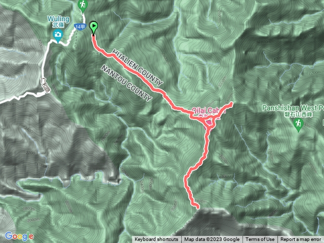 一日單攻奇萊主北山