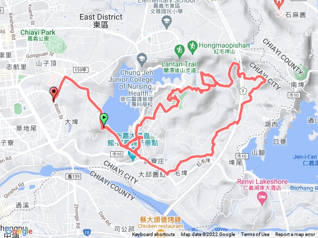 蘭潭後山步道健走