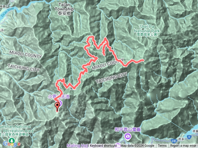 中雪山／大雪山（230林道原路往返）