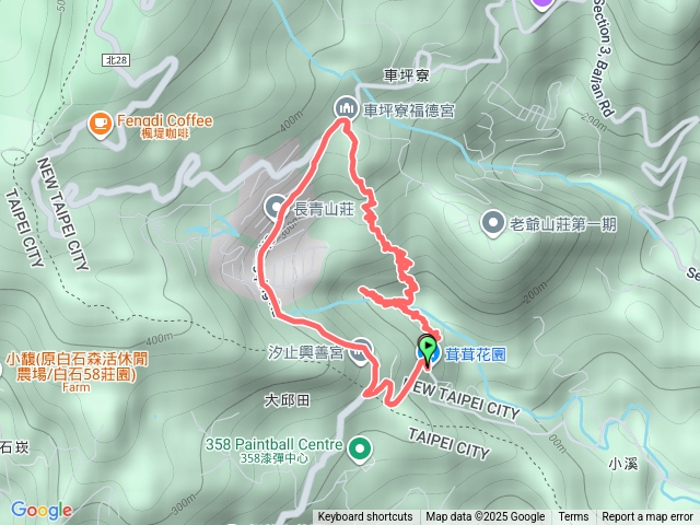 2025-08-12 茸茸公園 小溪瀑布 車坪寮土地公O形