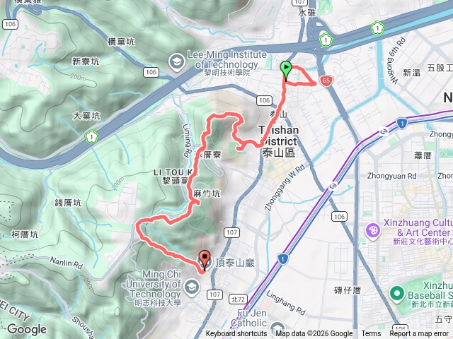 泰山巖~尖凍山~崎頭古道~頂泰山巖預覽圖