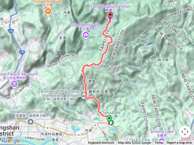 【任務一】2025臺北大縱走臺北大縱走第四段：風櫃口至中華科技大學20250403143943