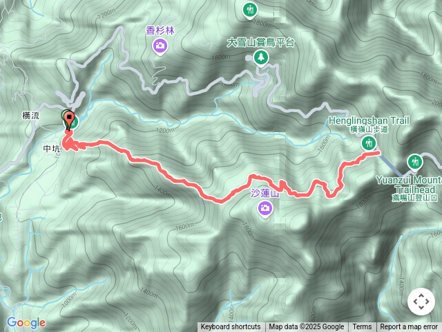 橫嶺山自然步道