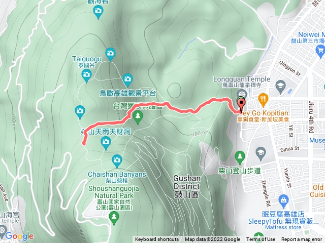 柴山（經中心亭直上雅座）