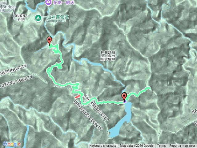 石南山-烏山-茂林多納