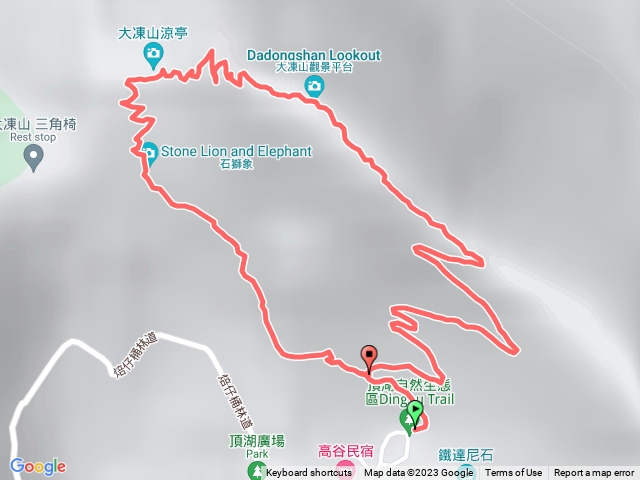 大凍山步道O型