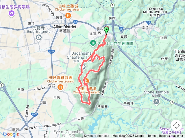 高雄阿蓮 大崗山O走