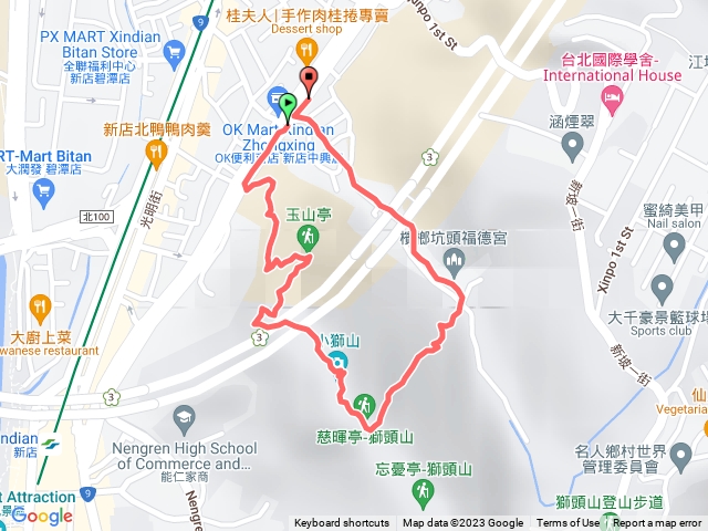 新店獅頭山（小獅頭山）步道-檳榔路