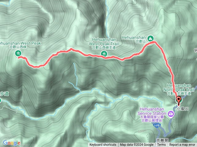 合歡山北西北峰