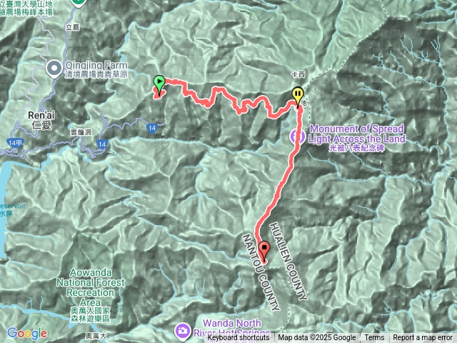 北三段(能高安東軍)d1.走錯兩次登山口...大陸池C1預覽圖