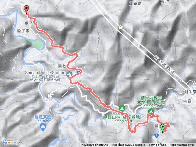 四堵碧湖石槽淡蘭古道南段