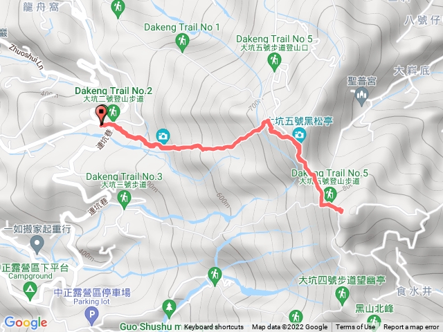 大坑山2號～頭嵙山20220209