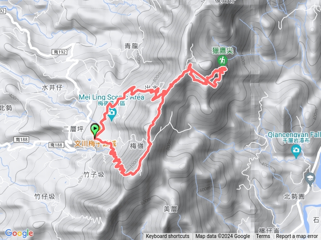 梅嶺竹仔尖山&獵鷹尖