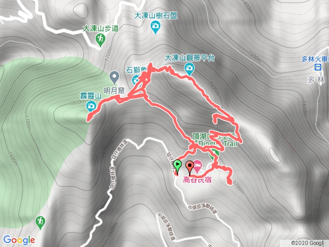 嘉義大凍山、霹靂山