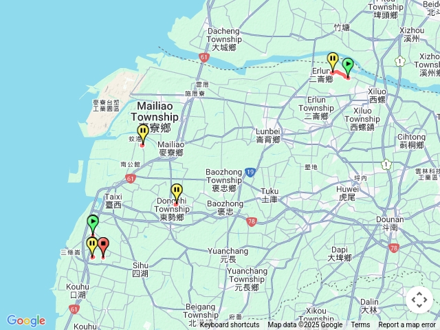 雲林基石：新庄子-蚊港-昌南-飛沙-頂箔子-食水堀-喀內