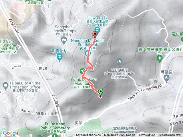小百岳集起來南港山縱走親山步道(拇指山、南港山、象山、九五峰)202306211428