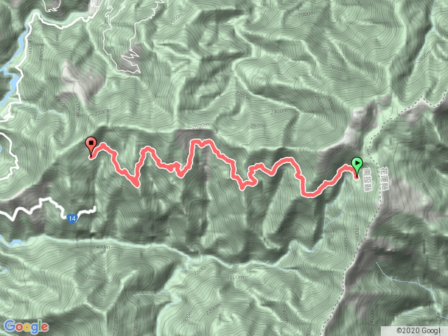 2019-10-18-奇萊南華D2-2：天池山莊-登山口