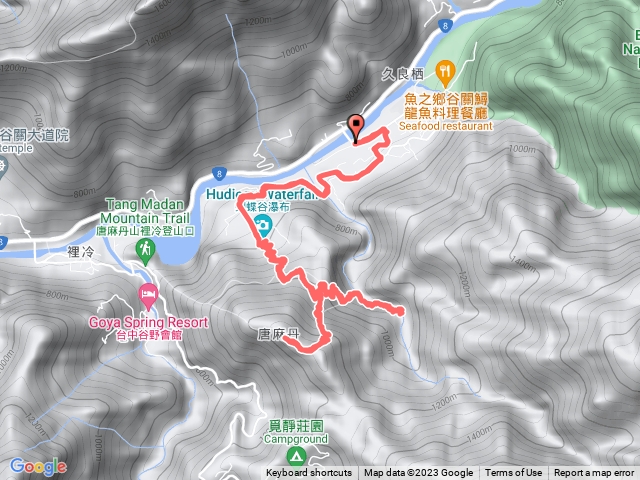 松鶴橋-唐麻丹山-蝴蝶谷瀑布-松鶴橋