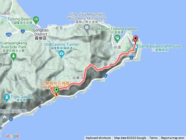 【新北貢寮】雪山尾稜北段→縱走三貂角燈塔預覽圖