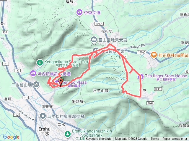 松柏嶺登廟步道走獅子頭山O繞預覽圖