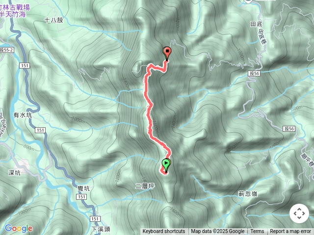 鳳凰山北嶺線