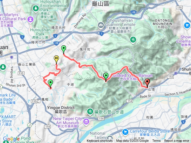 鳳鳴站山佳站縱走