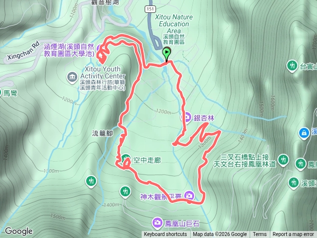 溪頭爬山