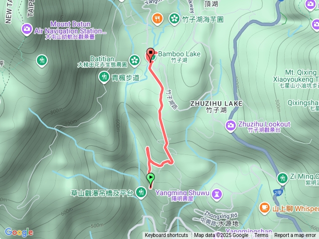 雷隱橋到竹子湖預覽圖