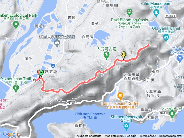 福山巖登山口》溪洲山》頭寮山 往返