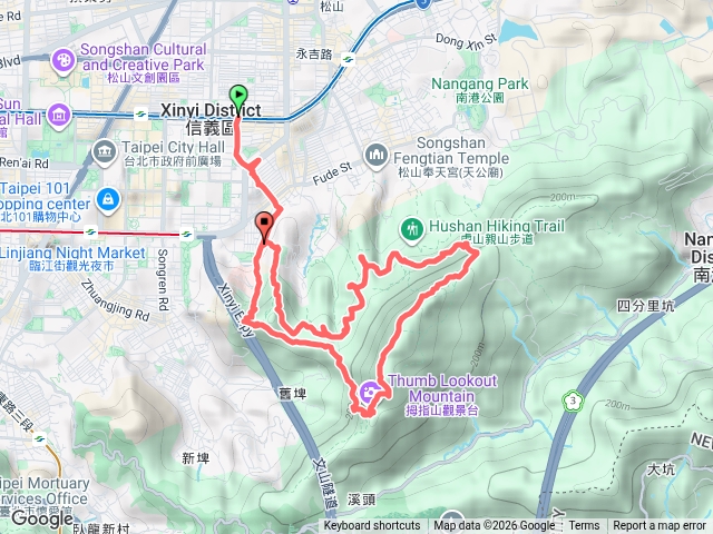 20260815-四獸山~南港山~九五峰-O型10連峰縱走-市療登山口起登預覽圖