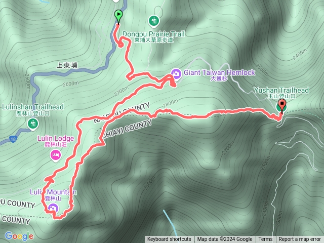 塔塔加大鐵杉-鹿林山-麟趾山-玉山登山口預覽圖