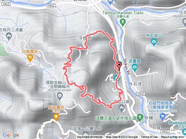 冷飯坑山，楓子林山O型