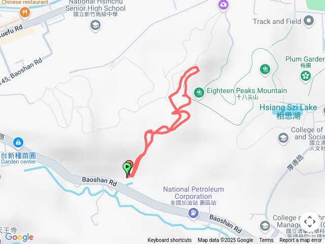 新竹市十八尖山桐花步道