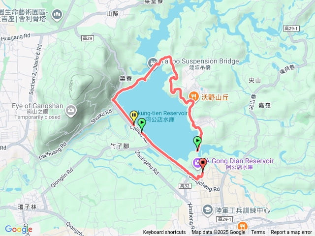 阿公店水庫環庫步道預覽圖