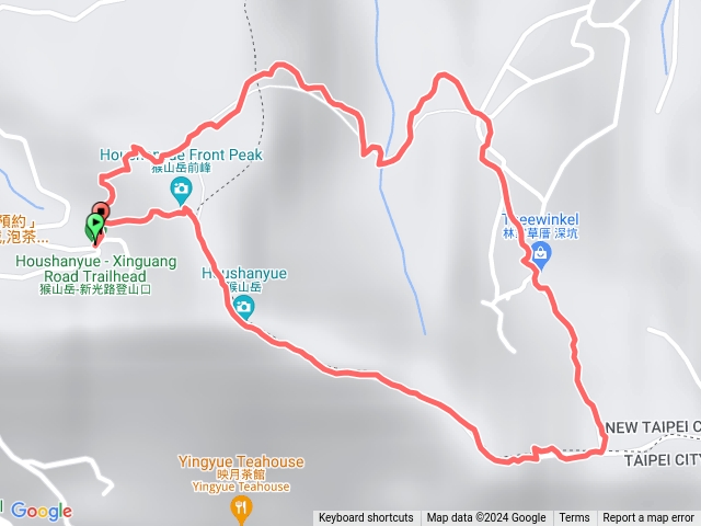 猴山岳登山步道（萬壽路口）預覽圖