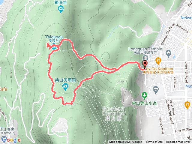 20210417柴山北好漢坡三角點