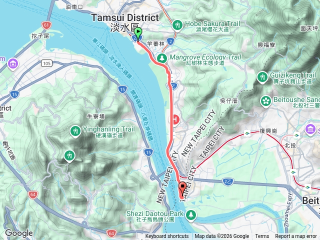 淡水到關渡自行車道