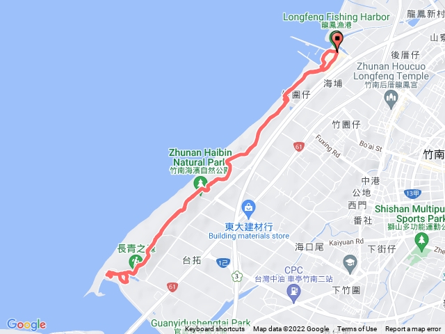 竹南龍鳳漁港海濱步道