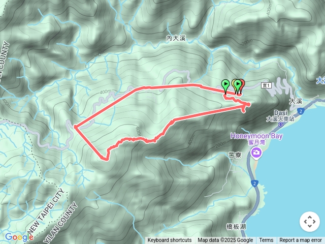 鷹石尖，525峰，七兄弟山，窖寮山O型預覽圖