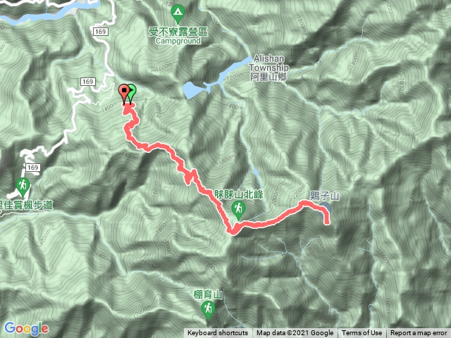 脈脈山，雞子山一日