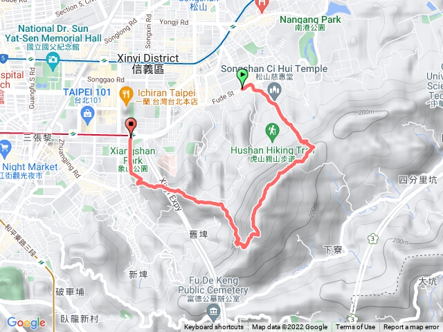 奉天宮站到象山站