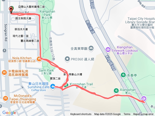 象山(松仁路至六巨石來回)