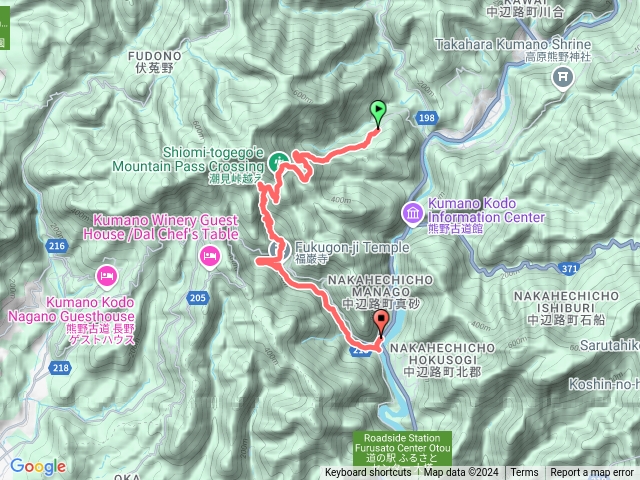 熊野古道中邊路: 鍛冶屋川口 - 潮見峠 - 清姬之墓