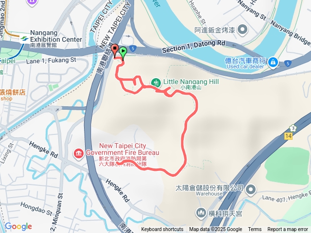 小南港山來回預覽圖